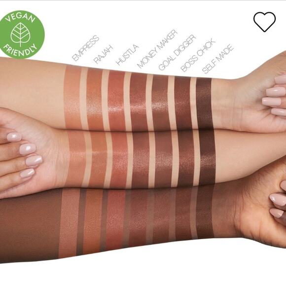 HUDA Power Bullet Cream Glow Hydrating Lipstick BOSSY BROWN BOSS CHICK - Picture 3 of 3